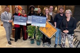 Symbolische cheques overhandigd voor culturele projecten in North Sea Port District