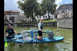 Enorme opbrengst in Middelburg: Clean up on Tour vist bijna 200 kilo afval uit het water tijdens Watersportdagen